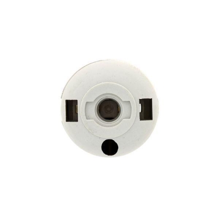 Патрон E27 пластик. подвесной термостойкий пластик бел. EKF LHP-E27-s