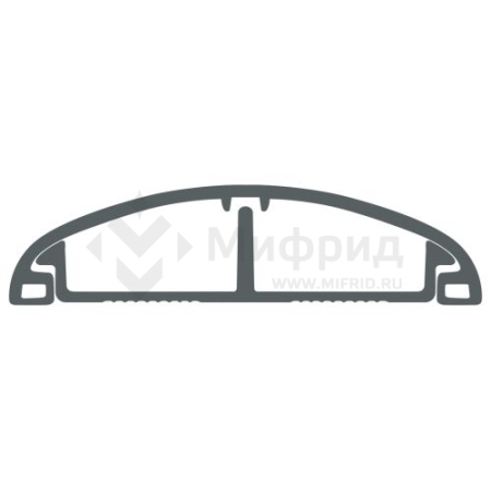 Кабель-канал напольный 50х12 L2000 RAL 7046 сер. KK-50-12-FG Эра Б0064436