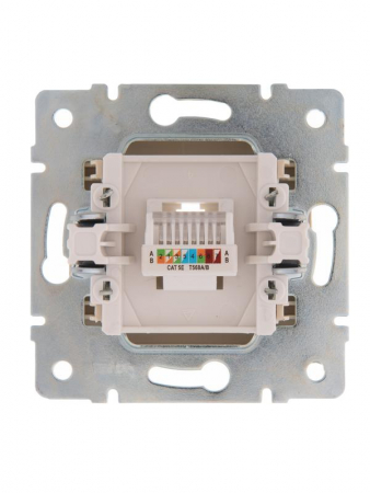 Розетка компьютерная 1-м СП Karina RJ45 механизм крем. LEZARD 707-0388-139 Розетка компьютерная 1-м СП Karina RJ45 механизм крем. LEZARD 707-0388-139
