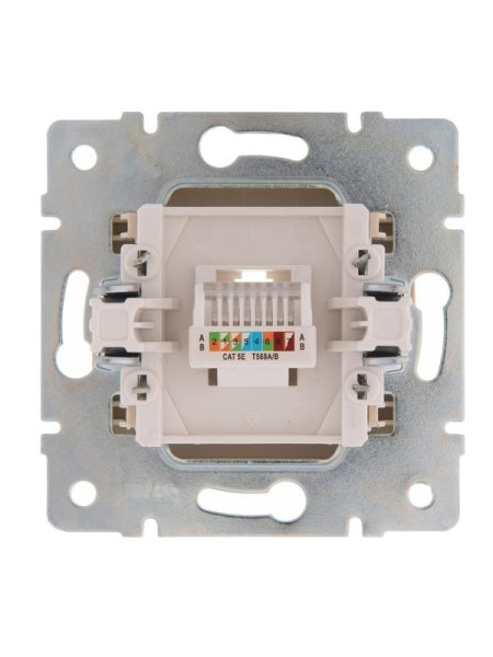 Розетка компьютерная 1-м СП Karina RJ45 механизм крем. LEZARD 707-0388-139 Розетка компьютерная 1-м СП Karina RJ45 механизм крем. LEZARD 707-0388-139