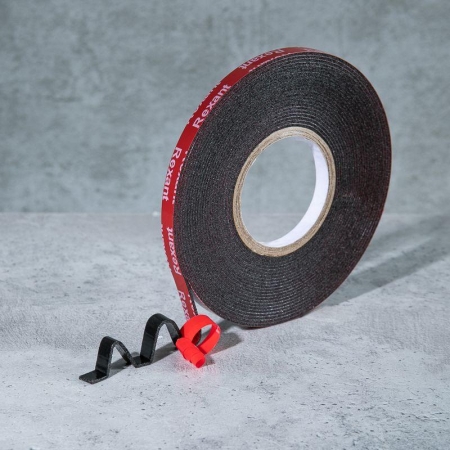 Лента клейкая двухсторонняя на VHB акриловой основе 6ммх5м черн. Rexant 09-6045