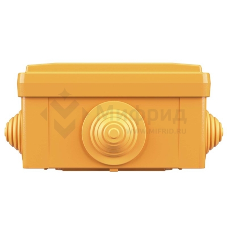 Коробка ответвительная FS 100х100х50мм IP55 6п 450В 6А 4кв.мм с кабельными вводами и клеммниками пластик. DKC FSB11604