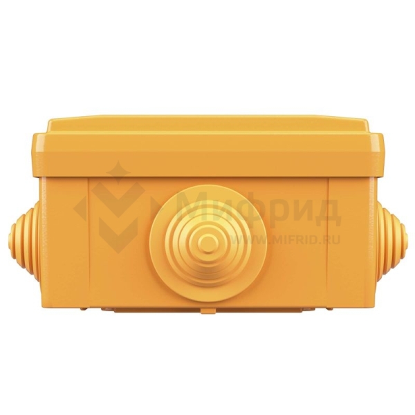 Коробка ответвительная FS 100х100х50мм IP55 6п 450В 6А 4кв.мм с кабельными вводами и клеммниками пластик. DKC FSB11604