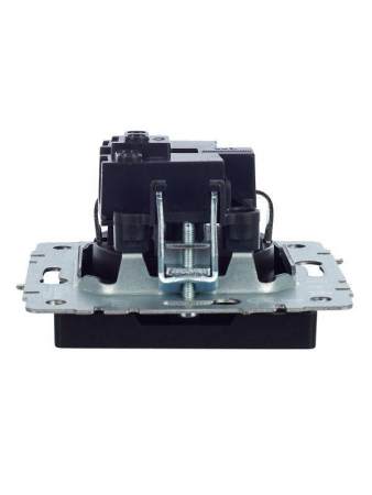 Розетка BRITE РС11-1-0-БрЧ 16А с заземл. без защ. шторки механизм черн. IEK BR-R11-16-K02 Розетка BRITE РС11-1-0-БрЧ 16А с заземл. без защ. шторки механизм черн. IEK BR-R11-16-K02