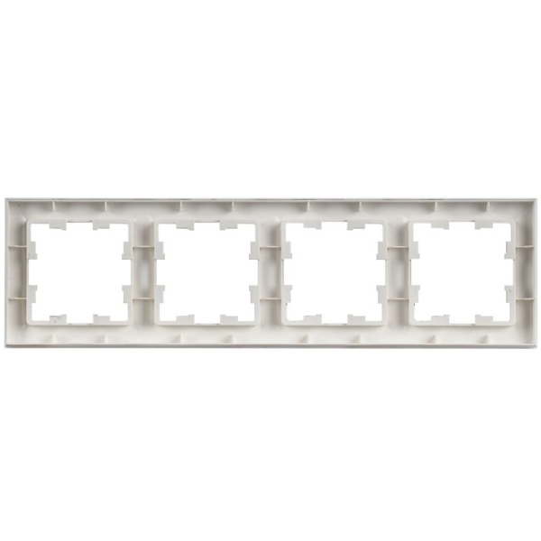 Рамка 4-м BRITE РУ-4-БрАБ арктич. бел. IEK BR-M42-K91