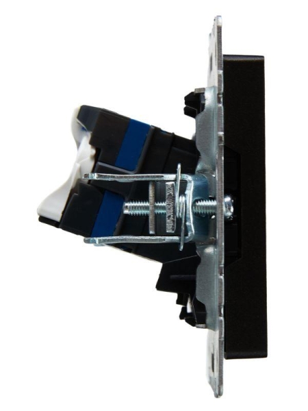 Розетка компьютерная СП RJ45 кат.6 BRITE РК11-БрЧ механизм черн. IEK BR-K10-2-K02 Розетка компьютерная СП RJ45 кат.6 BRITE РК11-БрЧ механизм черн. IEK BR-K10-2-K02