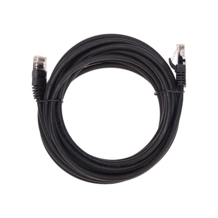 Патч-корд U/UTP CAT 6 RJ45-RJ45 26AWG LSZH черн. 5м Rexant 02-0292-5 Патч-корд U/UTP CAT 6 RJ45-RJ45 26AWG LSZH черн. 5м Rexant 02-0292-5