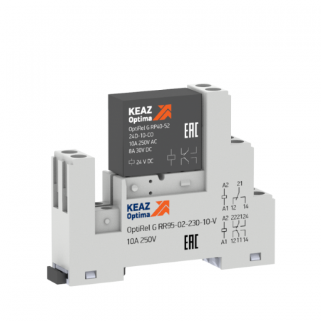 Модуль релейный OptiRel G RM48-52-24D-10-V-CO КЭАЗ 281002 Модуль релейный OptiRel G RM48-52-24D-10-V-CO КЭАЗ 281002
