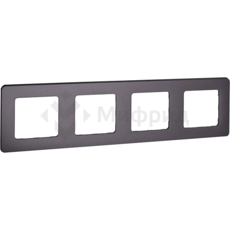 Рамка 4-м СП Inspiria IP20 дым. IEK 673967