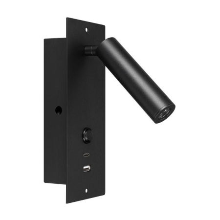 Светильник светодиодный SP-BED-CHARGE-BUILT-S80x230-3W Warm3000 (BK 20 deg 230В USB-A USB-C) IP20 металл Arlight 046880 Светильник светодиодный SP-BED-CHARGE-BUILT-S80x230-3W Warm3000 (BK 20 deg 230В USB-A USB-C) IP20 металл Arlight 046880