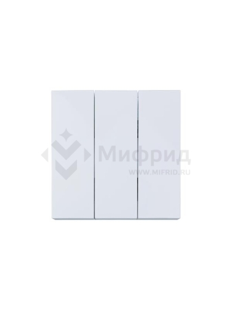 Выключатель 3-кл. СП ZIMA IP20 10А безвинт. зажим бел. LEZARD 704-0288-109QC