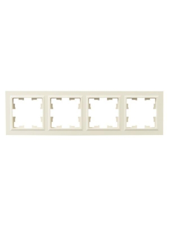 Рамка 4-м BRITE РУ-4-БрКр беж. IEK BR-M42-K10 Рамка 4-м BRITE РУ-4-БрКр беж. IEK BR-M42-K10