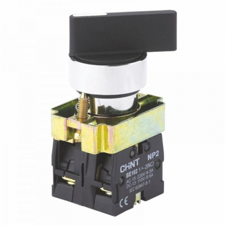 Переключатель NP2-BJ25 2 полож. с фиксацией 1НЗ +1НО IP40 CHINT 574857 Переключатель NP2-BJ25 2 полож. с фиксацией 1НЗ +1НО IP40 CHINT 574857