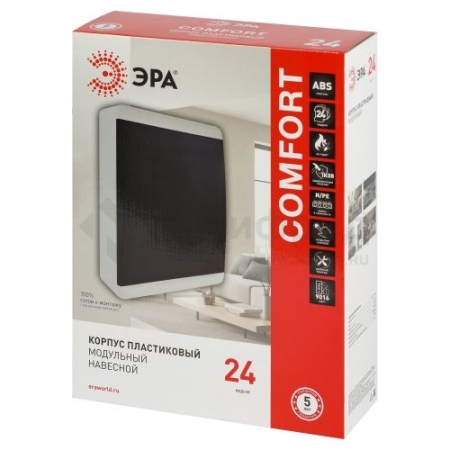 Корпус навесной COMFORT ЩРН-П-24 IP41 пластик. бел. bs24cww Эра Б0067499