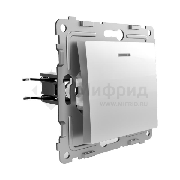 Выключатель 1-кл. СП Pixel 10А IP20 с индикатором механизм алюм. TOKOV ELECTRIC TKE-PX-V1I-C03