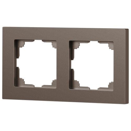 Рамка 2-м СП Accent 6-502-08 бронза Intro Б0063777 Рамка 2-м СП Accent 6-502-08 бронза Intro Б0063777