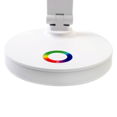 Светильник светодиодный настольный UF-822 C01 7Вт димм. 3 цвет. темп. RGB ночник бел. Ultraflash 15176