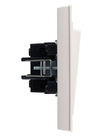 Выключатель 1-кл. СП BRITE ВСР10-1-0-БрЖ 10А в сборе жемчуж. IEK BR-V10-0-10-K36-F