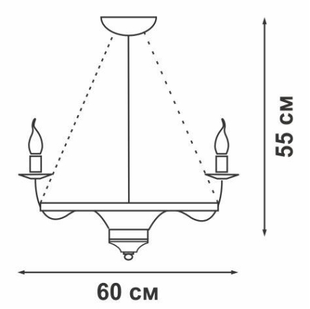 Люстра 6xE14 макс. 40Вт Vitaluce V1137/6 Люстра 6xE14 макс. 40Вт Vitaluce V1137/6