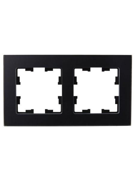 Рамка 2-м BRITE РУ-2-2-Бр стекло черн. матов. IEK BR-M22-G-31-K02 Рамка 2-м BRITE РУ-2-2-Бр стекло черн. матов. IEK BR-M22-G-31-K02