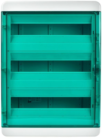 Корпус КМПн-54 TEKFOR IP65 зел. прозр. дверь пластик. IEK TF5-KP72-N-54-65-K03-K06