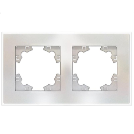 Рамка 2-м Афина стеклянная жемчуж. UNIVersal 2261 Рамка 2-м Афина стеклянная жемчуж. UNIVersal 2261