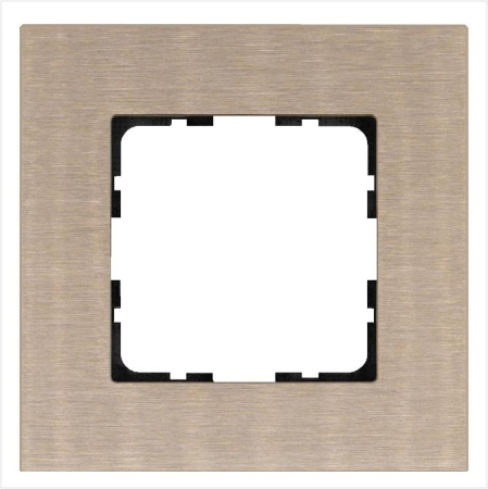 Рамка 1-м G-Metal метал. алюм. шампань Champagne Gold Jasmart G1001AG Рамка 1-м G-Metal метал. алюм. шампань Champagne Gold Jasmart G1001AG