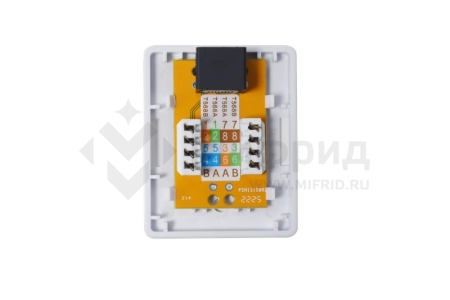 Розетка компьютерная 8P8C (RJ-45) кат.5E UTP 1 порт TOKOV ELECTRIC TKE-SMB-8P8C-1P-UTP