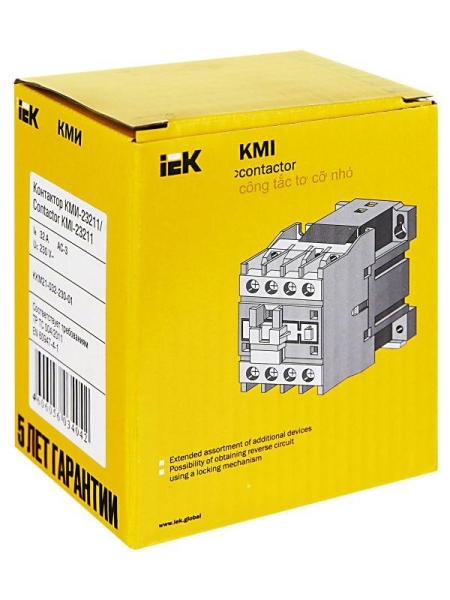 Контактор КМИ-23211 32А 230В/АС3 1НЗ KARAT IEK KKM21-032-230-01 Контактор КМИ-23211 32А 230В/АС3 1НЗ KARAT IEK KKM21-032-230-01