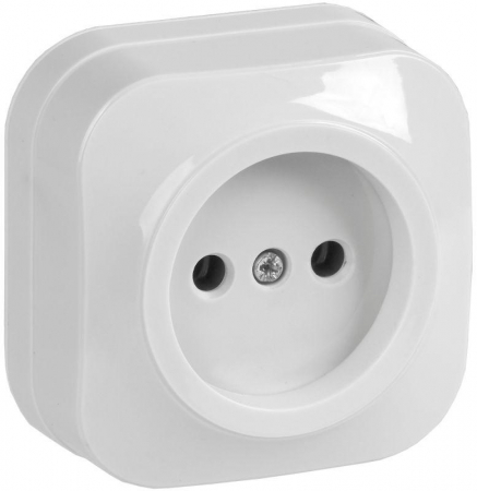 Розетка 1-м ОП GLORY РС20-2-ХБ 10А без заземл. бел. IEK ERH10-K01-10 Розетка 1-м ОП GLORY РС20-2-ХБ 10А без заземл. бел. IEK ERH10-K01-10