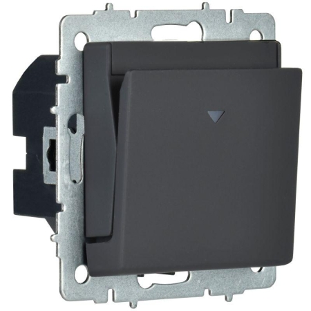 Выключатель карточный BRITE 30А ВС10-1-8-БрГ механизм графит IEK BR-V11-0-10-K53