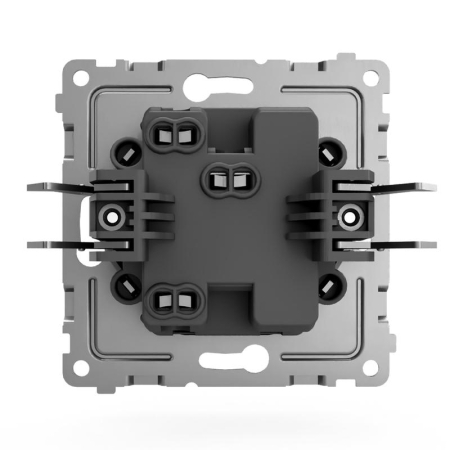 Выключатель 1-кл. СП Pixel 10А IP20 с индикатором механизм карбон TOKOV ELECTRIC TKE-PX-V1I-C14