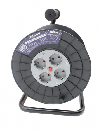 Удлинитель на катушке 4х30м с заземл. 6А IP20 3х0.75 TOKOV ELECTRIC TKE-SK30-075-Z Удлинитель на катушке 4х30м с заземл. 6А IP20 3х0.75 TOKOV ELECTRIC TKE-SK30-075-Z