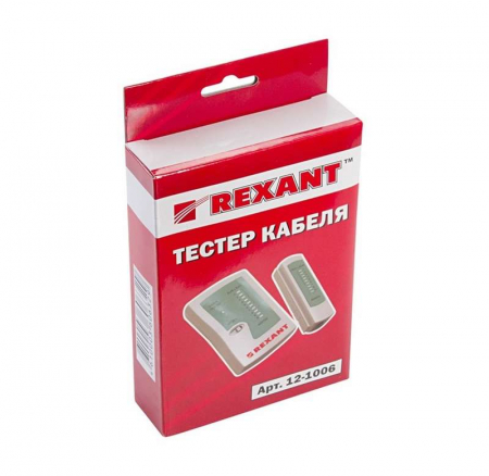 Тестер кабеля RJ45+RJ11 (HT-C004) (TL-468) Rexant 12-1006 Тестер кабеля RJ45+RJ11 (HT-C004) (TL-468) Rexant 12-1006