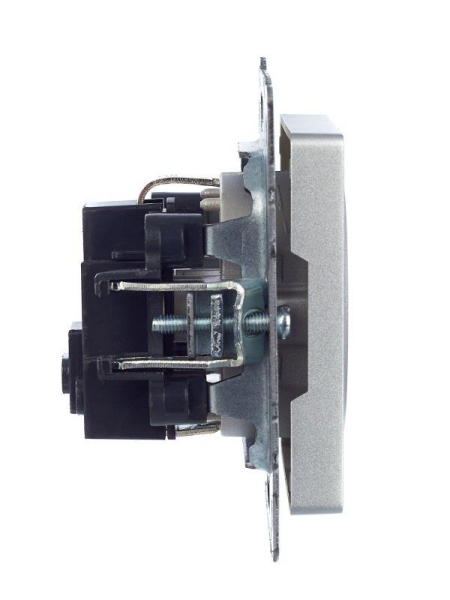 Розетка BRITE РС11-1-0-БрА 16А с заземл. без защ. шторки механизм алюм. IEK BR-R11-16-K47 Розетка BRITE РС11-1-0-БрА 16А с заземл. без защ. шторки механизм алюм. IEK BR-R11-16-K47