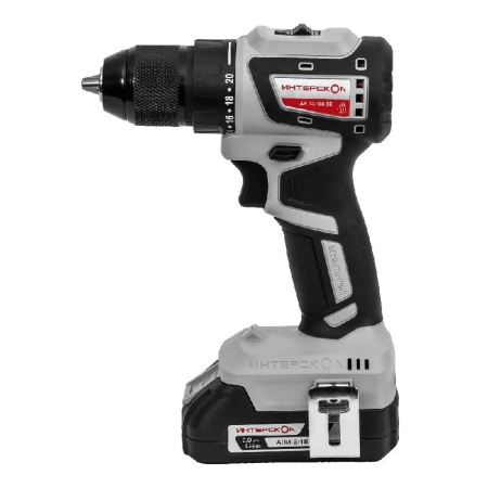 Дрель-шуруповерт аккумуляторная бесщеточн. ДА-13/18В 50 Li-ion АПИ (кейс 2 аккум. 2А.ч ЗУ) ИНТЕРСКОЛ 776.2.2.70