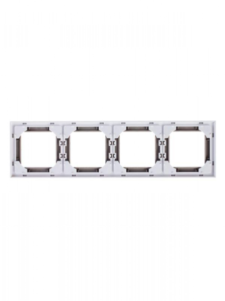 Рамка Levit 4п кофе макиато/бел. ABB 2CHH015040A6018 Рамка Levit 4п кофе макиато/бел. ABB 2CHH015040A6018