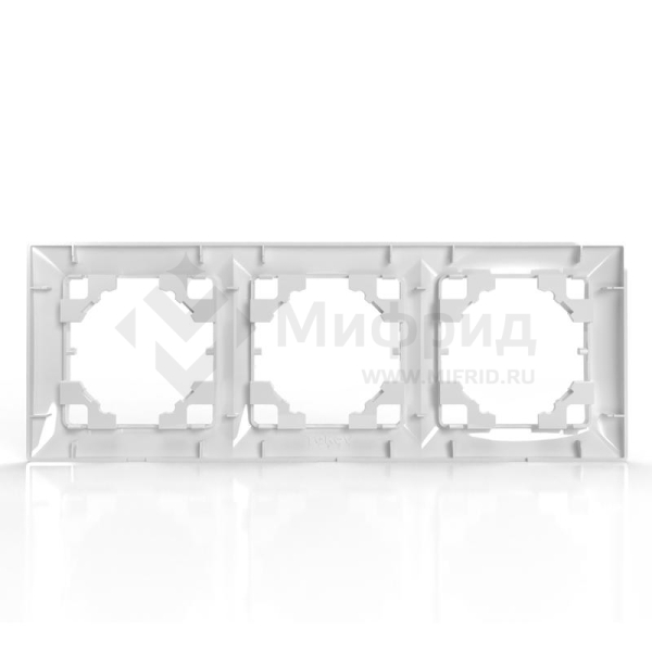 Рамка 3-м AVA бел. TOKOV ELECTRIC TKL-AV-RM3-C01