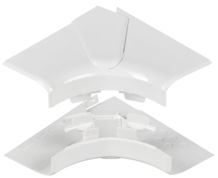 Угол для кабель-канала внутр. изменяемый 80-100град. для DLP 105х50 бел. ИЭК Leg 010605 Угол для кабель-канала внутр. изменяемый 80-100град. для DLP 105х50 бел. ИЭК Leg 010605