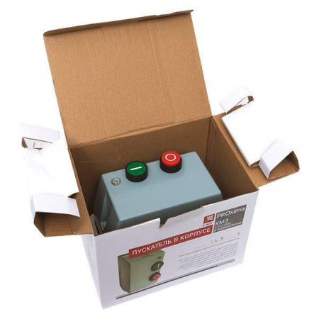 Пускатель магнитный КМЭ 9А 230В с РТЭ и индикатором PROxima в корп. IP65 EKF ctrp-r-9-230v-led Пускатель магнитный КМЭ 9А 230В с РТЭ и индикатором PROxima в корп. IP65 EKF ctrp-r-9-230v-led