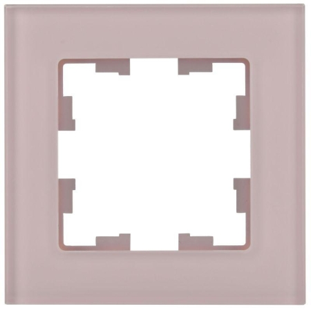 Рамка 1-м BRITE РУ-1-2-Бр стекло розовый матов. IEK BR-M12-G-31-K14 Рамка 1-м BRITE РУ-1-2-Бр стекло розовый матов. IEK BR-M12-G-31-K14