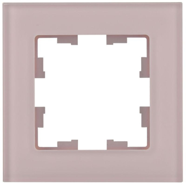 Рамка 1-м BRITE РУ-1-2-Бр стекло розовый матов. IEK BR-M12-G-31-K14 Рамка 1-м BRITE РУ-1-2-Бр стекло розовый матов. IEK BR-M12-G-31-K14