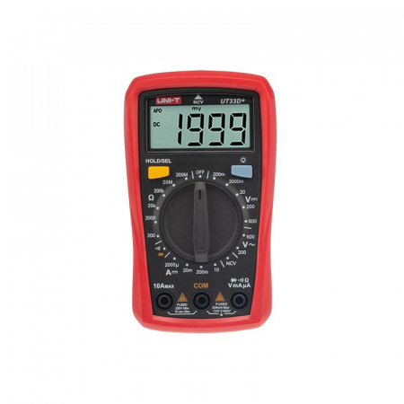 Мультиметр портативный UT33D+ NCV + прозвонка UNI-T 13-0058 Мультиметр портативный UT33D+ NCV + прозвонка UNI-T 13-0058