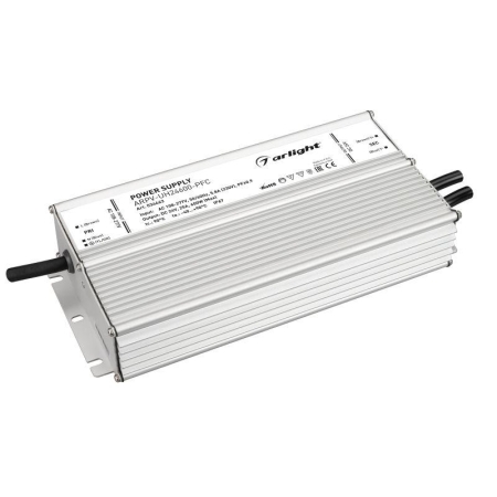 Блок питания ARPV-UH24600-PFC 24В 25А 600Вт IP67 металл Arlight 034463 Блок питания ARPV-UH24600-PFC 24В 25А 600Вт IP67 металл Arlight 034463