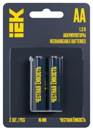 Аккумулятор GREEN Ni-MH AA 2700мАч (блист.2шт) IEK AAK-NIMH-06-2700-L02 Аккумулятор GREEN Ni-MH AA 2700мАч (блист.2шт) IEK AAK-NIMH-06-2700-L02
