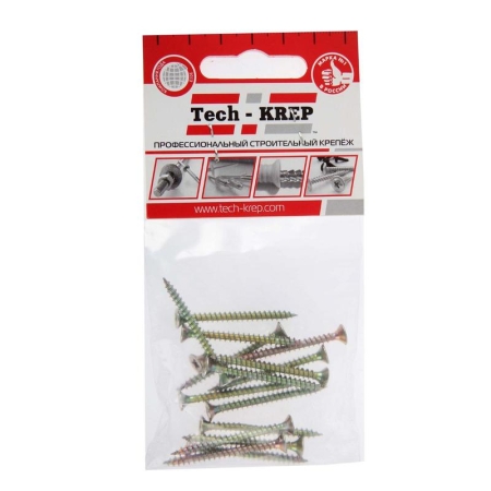 Саморез ШУж 4.0х40 потайной головкой (уп.15шт) Tech-Krep/Zitar 102493