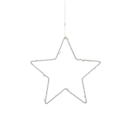 Гирлянда светодиодный занавес из росы с фигурами звезд IP20 USB + пульт управления тепл. бел. Neon-Night 315-846