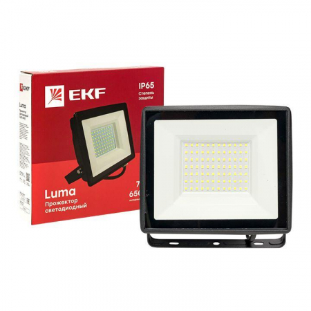 Прожектор светодиодный СДО-3005 75Вт 6500К IP65 Basic EKF FLL-3005-75-6500 Прожектор светодиодный СДО-3005 75Вт 6500К IP65 Basic EKF FLL-3005-75-6500