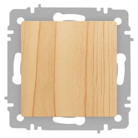 Переключатель перекрестный 1-кл. СП Accent 6-108-11 10А IP20 250В сосна Intro Б0063600