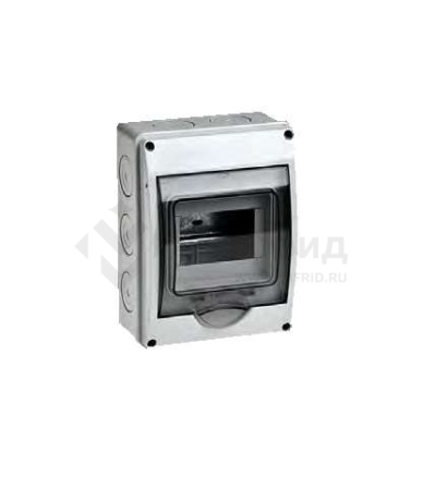Бокс ОП Тусо 5мод. IP65 сер./дым. двер. Ruvinil 69005